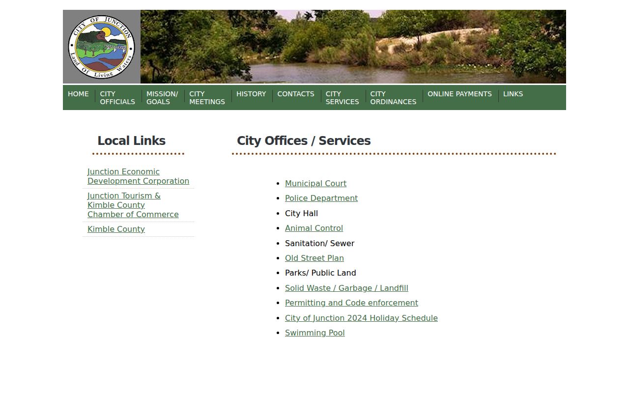 Kimble County municipal court warrant records: Junction service index linking police and Municipal Court