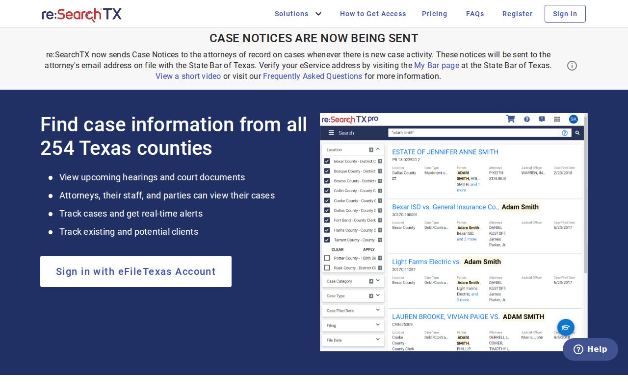 Kimble County bench warrant records: Texas public court-record search interface, not a warrant roster